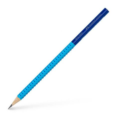 Ołówek Faber-Castell Grip 2001, B, niebieski - 2
